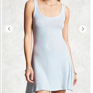 Sky Blue Summer Mini Dress